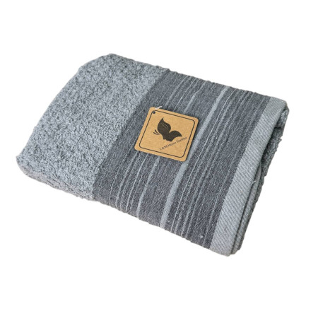 Полотенце для лица L&M Home Textiles 20457 50х90 см серое
