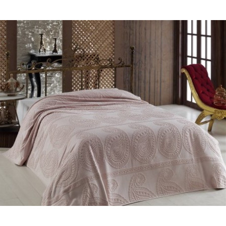 Махровая простынь Arya Misley AR-TR1001606-rose 200x220 см сухая роза