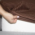Простынь-чехол на резинке полуторная ТЕП Сатин Chocolate 2-04797_34328 160х200 см шоколадная