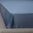 Простынь на резинке двуспальное ТЕП VELOUR 2-04756_33919 160х200 см темно-синяя