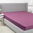 Простынь-чехол на резинке двуспальная ТЕП Velour 2-04756_35033 160х200 см бордовая