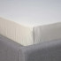 Простынь-чехол на резинке двуспальная ТЕП Velour 2-04824_34655 180х200 см молочная