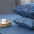Простынь на резинке двуспальное ТЕП VELOUR 2-04756_33919 160х200 см темно-синяя