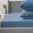 Простынь на резинке двуспальное ТЕП VELOUR 2-04756_33919 160х200 см темно-синяя