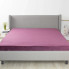 Простынь-чехол на резинке двуспальная ТЕП Velour 2-04756_35033 160х200 см бордовая