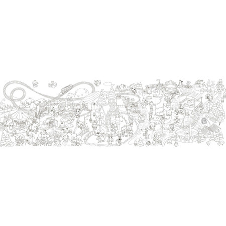 Обои-раскраски Мир чудес 60*200 C-200005