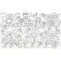 Обои-раскраски Домики пони 60*100 C-100010