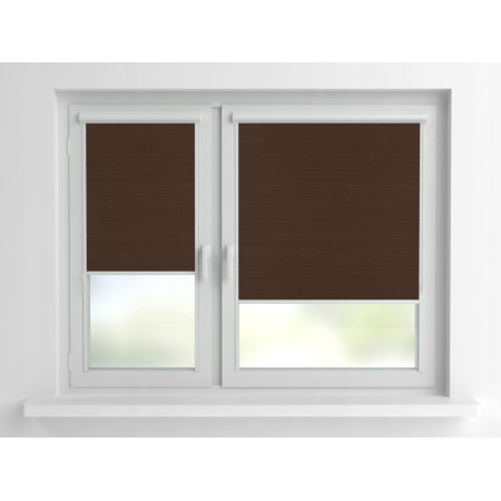 Рулонная штора Rolets Лён 2-2106-300 30x170 см закрытого типа Коричневая
