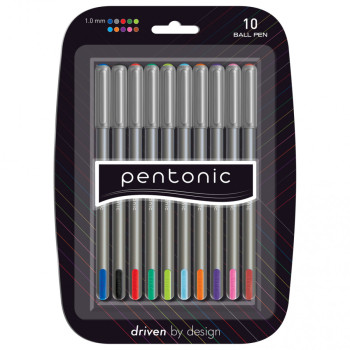 Набор шариковых цветных ручек Pentonic 412199 10 шт
