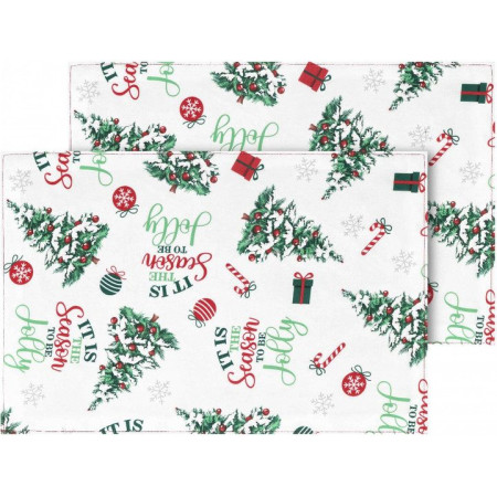 Набор сервировочных салфеток Ardesto Christmas Tree ART15HT 30х45 см 2 шт