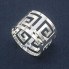 Кольцо для салфеток Греческий узор 6885 серебристое