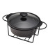 Мармит керамический Kamille KM-6425 24х21х8 см 1.5 л черный
