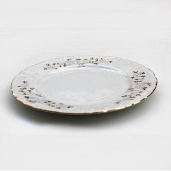Блюдо Cmielow Rococo White Flower 9705-32 32 см Блюдо Cmielow Rococo White Flower 9705-32 32 см