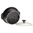 Мармит керамический Kamille KM-6425 24х21х8 см 1.5 л черный