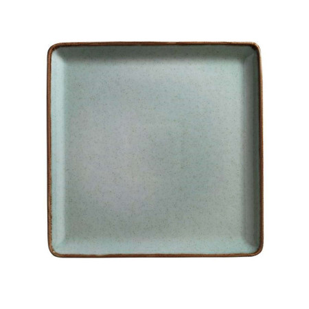 Блюдо квадратное Kutahya Pearl Tan TAN-25-DU-730-P-03 25х25 см зеленое