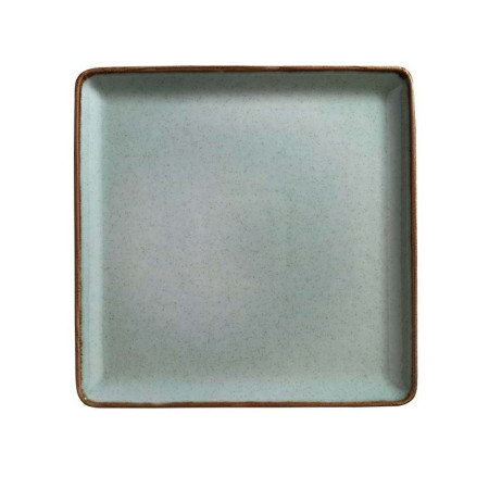 Блюдо квадратное Kutahya Pearl Tan TAN-23-DU-730-P-03 23х23 см зеленое