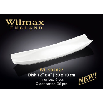 Блюдо WILMAX прямоугольное 30*10 см WL-992622