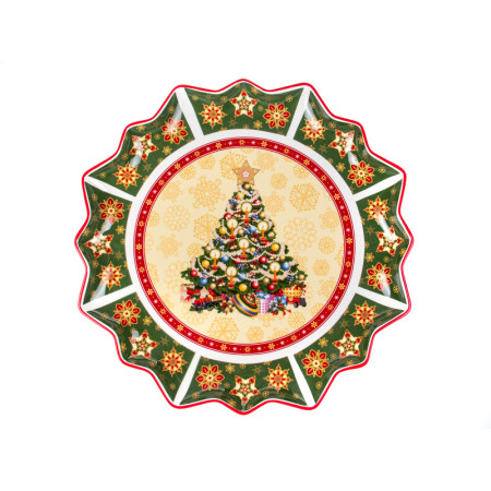 Блюдо Lefard Christmas collection 986-094 38х4 см