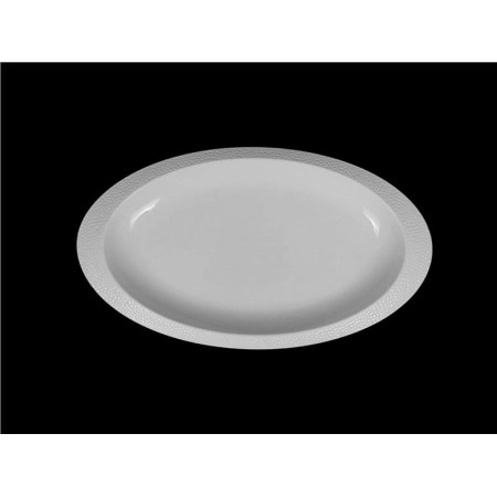 Блюдо Ardesto Ancona AR3556 27.2х15.7х2.5 см белое