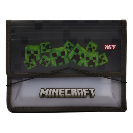 Папка для тетрадей на резинке В5 YES Minecraft Creepers 492360 20х24х5 см