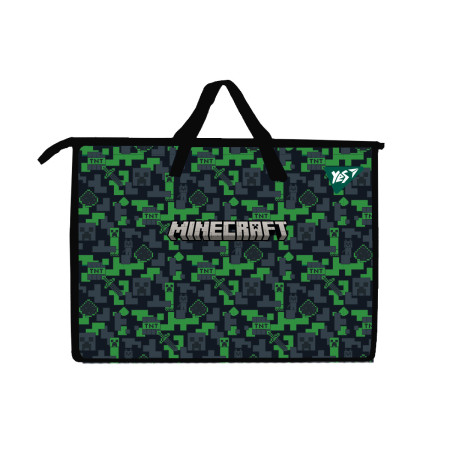 Папка-портфель на молнии А3 YES Minecraft 492281 45х33х9 см