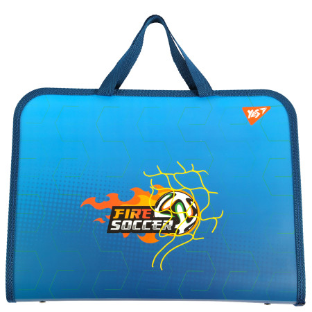 Папка портфель YES Football 492311 3х26х35 см