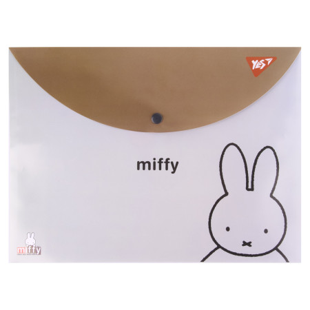 Папка-конверт на кнопке А4 YES Miffy 492294 33х24 см
