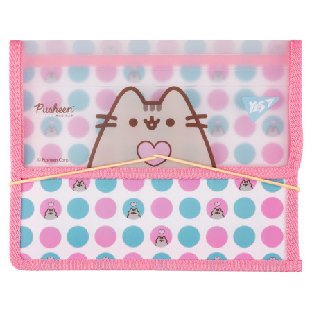 Папка для тетрадей на резинке В5 YES Pusheen Heart 492209 20х24х5 см