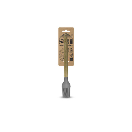 Кисточка силиконовая SNT Vulkano 3300-24 27.5х3.8х1.5 см графитовая