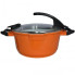 Кастрюля-скороварка Barton Steel BS 4020 orange 20 см 2.6 л оранжевая
