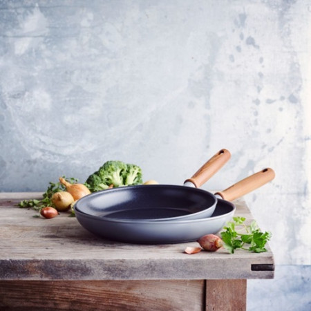 Набор сковородок с лопаткой GreenPan Mayflower Pro CC004783-001 20-24 см 2 предмета серый
