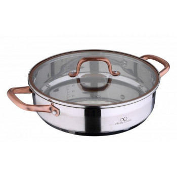 Сотейник с крышкой Bergner Infinity Chef Copper BGIC-3503 28 см