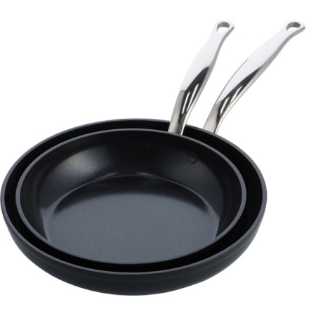 Набор сковородок GreenPan Barcelona Pro CC005336-001 24-28 см 2 предмета черный