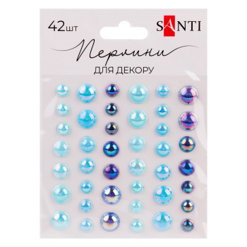 Набор страз Santi Beads 743005 42 шт голубой