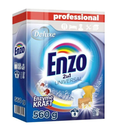 Порошок для стирки универсальный Deluxe Enzo 4260504880614 560 г