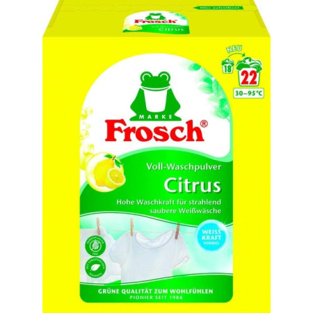 Порошок для стирки универсальный Frosch Цитрус 4001499960260 1.45 г
