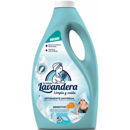 Гель для стирки универсальный Lavandera Sensitive 8435495829485 2.49 л