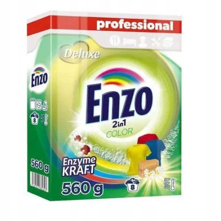 Порошок для стирки цветных вещей Deluxe Enzo 4260504880607 560 г