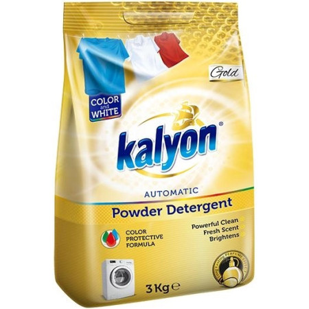 Порошок для стирки цветных и белых вещей Kalyon Gold 8680731426588 3 кг