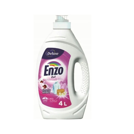 Гель для стирки гипоаллергенный Deluxe Enzo Sensitive 4260504880355 4 л