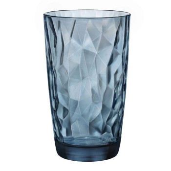 Стакан высокий 470 мл Diamond Ocean Blue Bormioli Rocco 350260-M-02321990