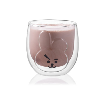 Набор низких стаканов с двойным дном Ardesto Animals Bunny AR-2630-ARB 300 мл 2 шт