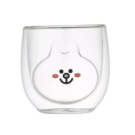 Набор стаканов с двойными стенками Vittora Rabbits VT-5406-300 300 мл 2 шт