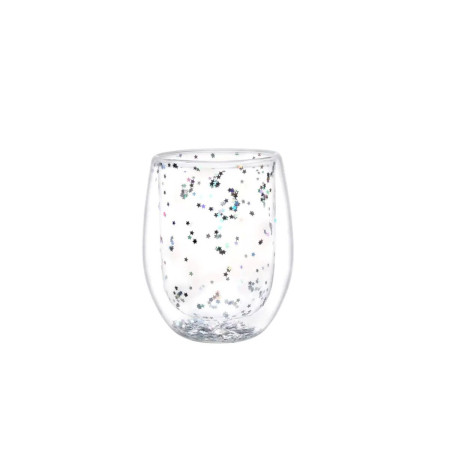 Набор стаканов с двойным дном Vittora Star Silver VT-5409-350 350 мл 2 шт