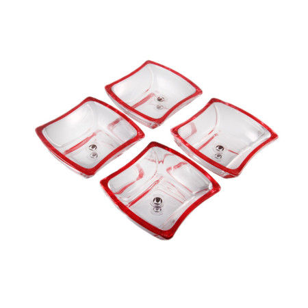 Набор салатников 9.5 см 4 шт Winx Cherry Red Walther-Glas WG-4484