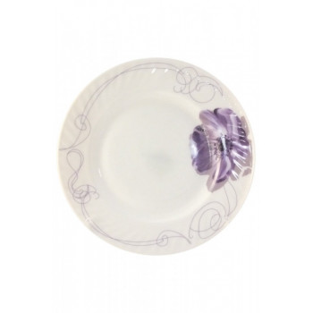 Тарелка обеденная Lorentso Purple flower HP-80-P 20 см