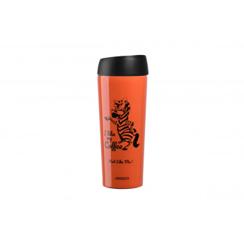 Термокружка Ardesto Coffee Time AR-2645-DTO 450 мл оранжевая