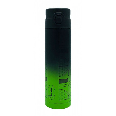 Термокружка Con Brio CB-390-green-black 400 мл зеленая с черным