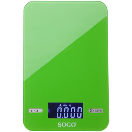 Весы кухонные SOGO SS-3960G 5 кг зеленые