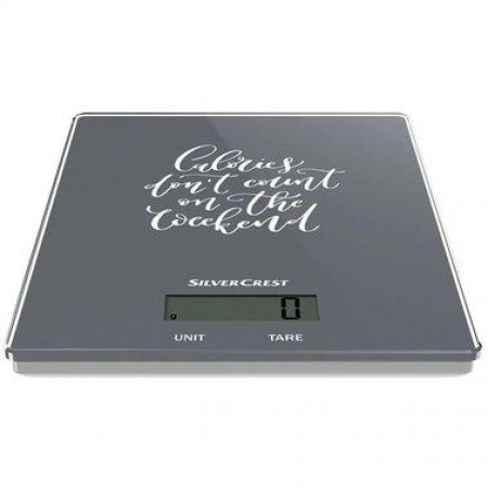 Весы кухонные Silver Crest 352672-grey 5 кг серые